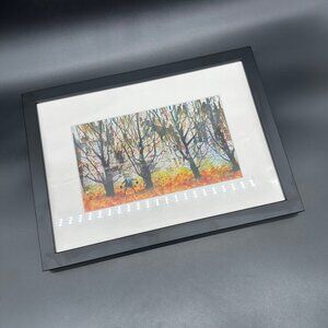 Sue Howells Framed Print Autumn Fall Wall Hanging United Kingdom Art Orange